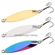 6Pcs Metal Spinner Spoon Lure 1.5-28g Trout Fishing Lure Sequins Paillette Baits