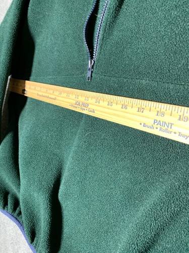 L.L. Bean Pullover Pulli Grün Damen Medium Fleece Langarm 1/4 Reißverschluss - Bild 14 von 18