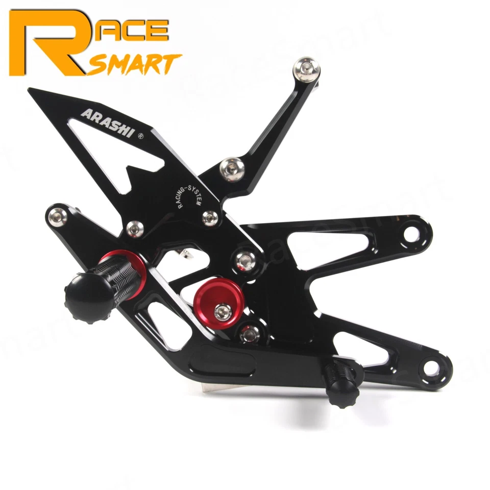 Juego de estriberas traseras ajustables V2.0 para Yamaha YZF R6 2003-2005 Foto 3 de 4