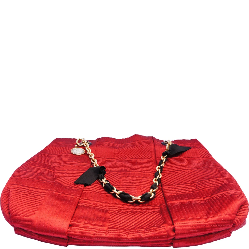  BOLSO DE MANO LANVIN GRANDE ACOLCHADO SATINADO NUEVO CON ETIQUETAS Foto 2 de 4