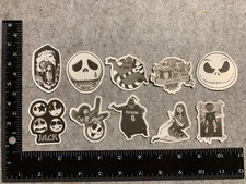 Lot of 10 Assorted Nightmare Before Christmas Stickers
