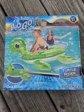 New! H2OGo - Turtle Pool / Swimming Float - Age 3+ Approx 55L x 55W