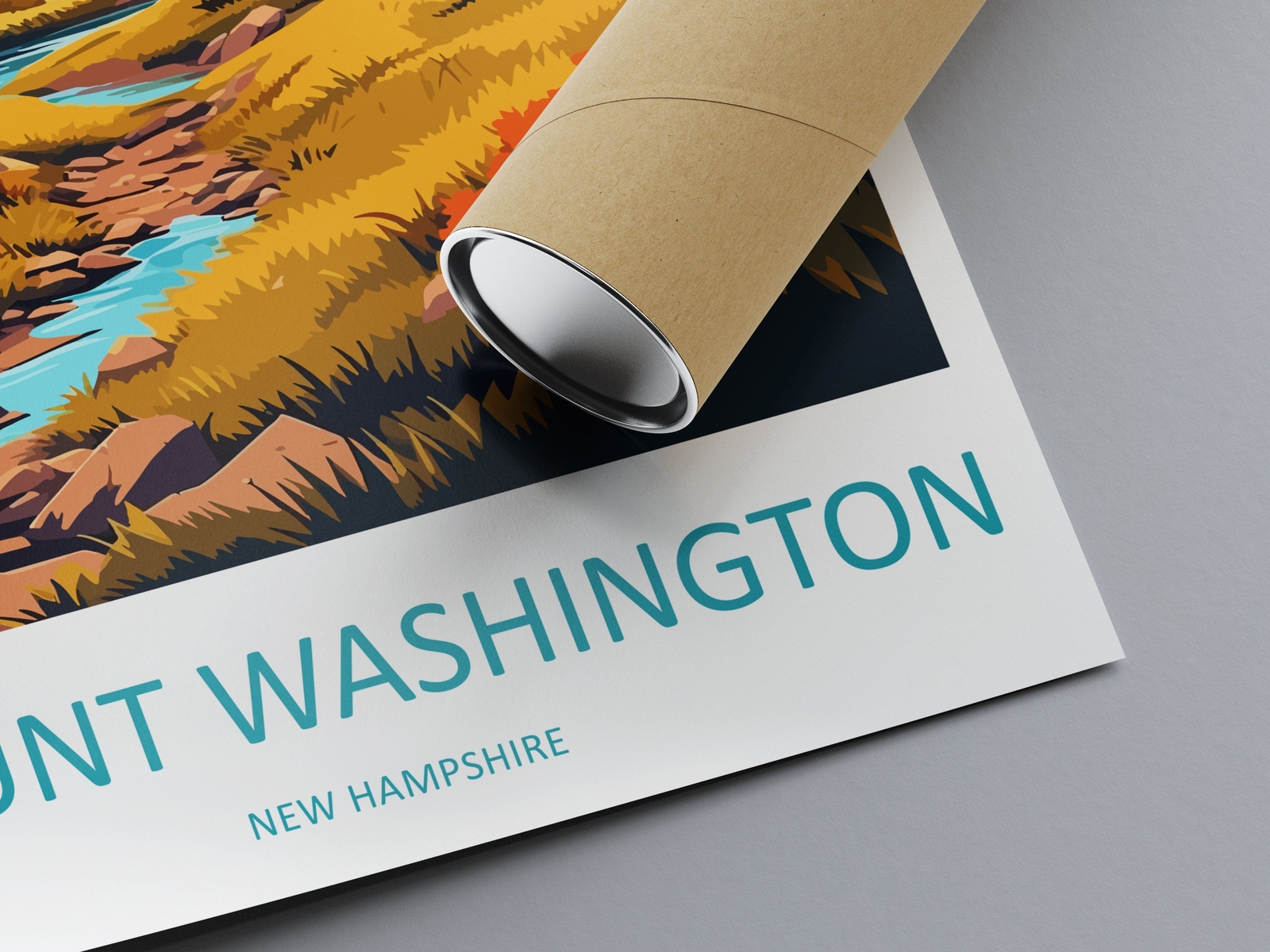 Mount Washington Travel Print Wall Art Mount Washington Wall Hanging Home Décor