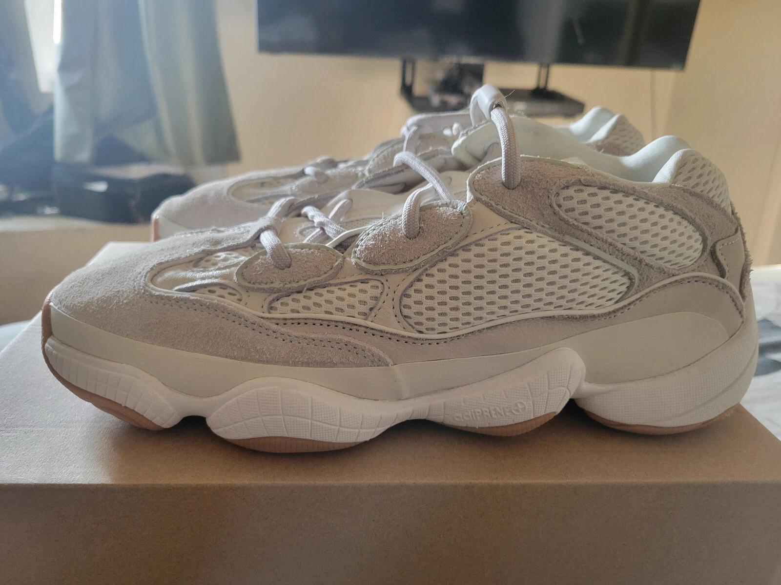 Taglia 10 5 Adidas Yeezy 500 Stone Taupe