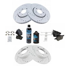 Kit de frenos de disco delanteros y traseros para Volkswagen Beetle Jetta Golf 1999-2010 1,8 L