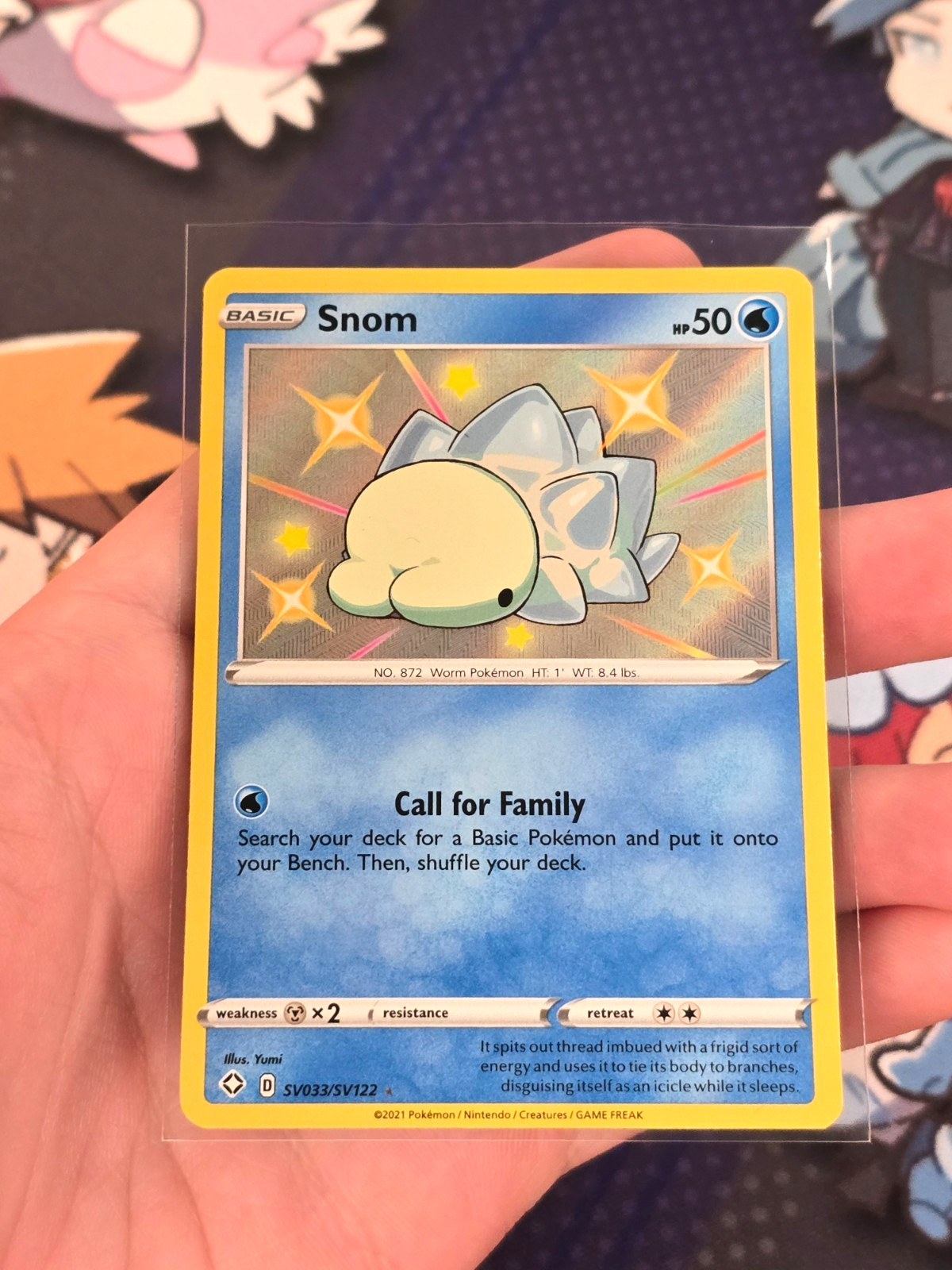 Snom SV033/SV122 - Pokemon Sword & Shield Shining Fates Shiny Vault - NM