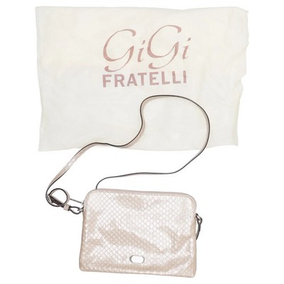 Gigi Fratelli, Umhängetasche, Damen, Beige, Schlangenhaut, 22, 1, 16 cm #81e