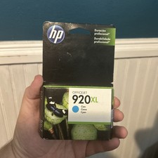 HP 920XL Cyan High Yield Ink Cartridge NEW IN BOX CD972AN Genuine EXPIRED