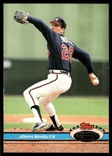 John Smoltz 1991 Stadium Club #365 Braves MLB READ FREE SHIPPING AutographDen