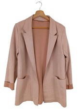 ZARA Cappotto mezza stagione Donna Cappotto Taglia IT 42 rosa stile casual