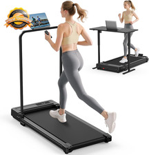 Walking Pad Treadmill for Home - Folding Treadmills with Handle Bar Portable Com