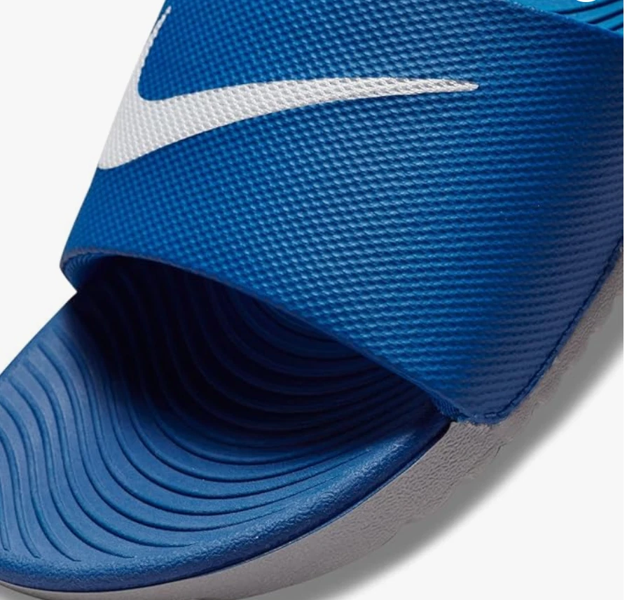 Nike Niños Slide Azul Hyper Cobalt Blanco Niños talla 4Y Foto 3 de 3