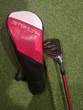 Taylormade Stealth 2 HD # 3 Hybrid Golf Club Fujikura 50 R Speeder NX