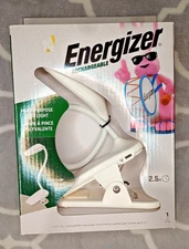 NEW Energizer Rechargeable Multi Purpose Clip Light Table Clamp 2.5H - 1 Light