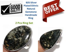 Ocean Jasper Ocean Jasper 2 Pcs Ring Set Combo Size 9.5 JW