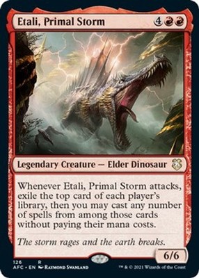Etali, Primal Storm Commander: Adventures in the Forgotten Realms MTG 126 NM