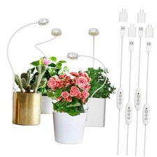 Grow Lights for Indoor Plants, ETL Listed Pot Clip LED Plant Lights for 4-Pack