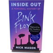 Inside Out Personal History of Pink Floyd Nick Mason Paperback Signed