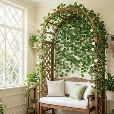 84 In. 168 Ft. Green Artificial Plant Ivy Garland 24 Pack Hanging Greenery Vines