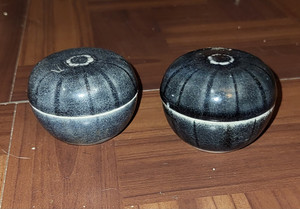 Hội An Hoard Authentic 15th Century Vietnamese Blue & White Ceramic Box Pair