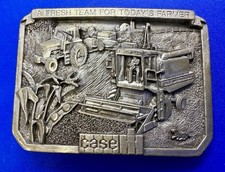 Case IH International Harvester A FRESH TEAM FOR TODAY'S FARMER 1986 Belt Buckle