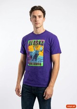 Gildan T-shirts  Heren  maat  M Paars  Vintag...