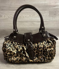 NEXT Mini borsa a mano marrone con stampa leopardata
