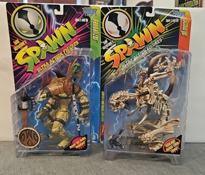 1996 Mcfarlane Toys Spawn Series 7 Scourge & Series 5 Vandalizer New Sealed 7''