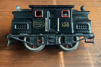 VTG. LIONEL PREWAR 158 ANTIQUE 100 YEARS OLD VIDEO RUNNING RUBBER STAMPED *NICE*