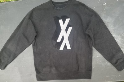 Mgk XX Black Embroidered Pullover Hoodie Unisex Size XL