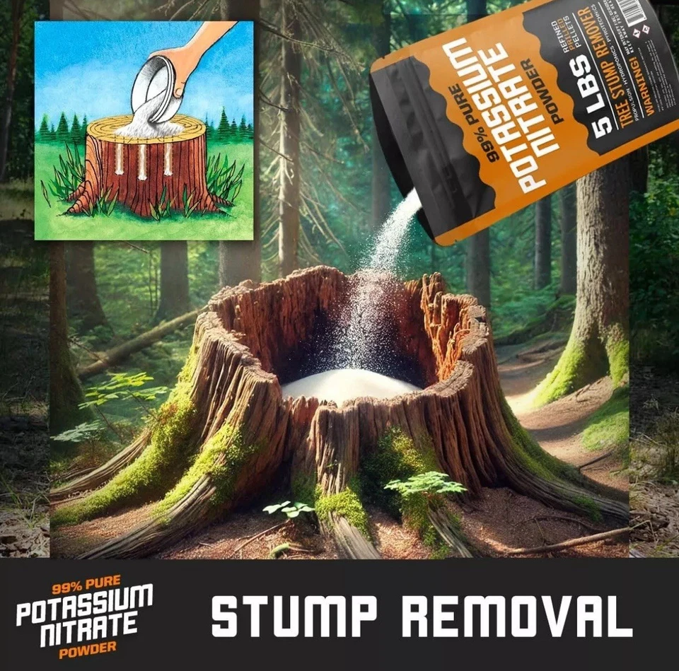 Premium Tree Stump Remover - 5 Pound - 99% Highly Refined - Multipurpose Use - Image 2 of 4