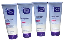 4X Clean & Clear Daily Pore Cleanser  Micro Scrubbers Oil Free 5.5oz OLD FORMULA