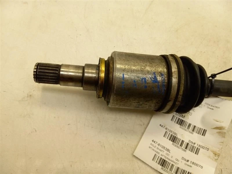 03-08 TOYOTA MATRIX EJE CONDUCTOR DELANTERO TRANSMISIÓN MANUAL TRACCIÓN DELANTERA 507586 Foto 4 de 4