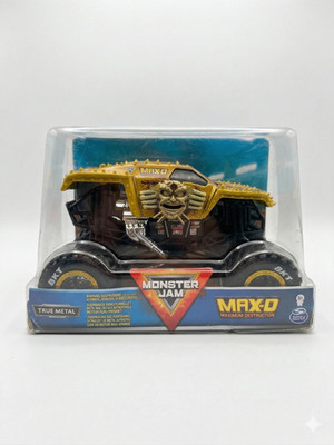 Monster Jam Max-D Maximum Destruction True Metal 1:24 Scale Die-Cast Truck NEW