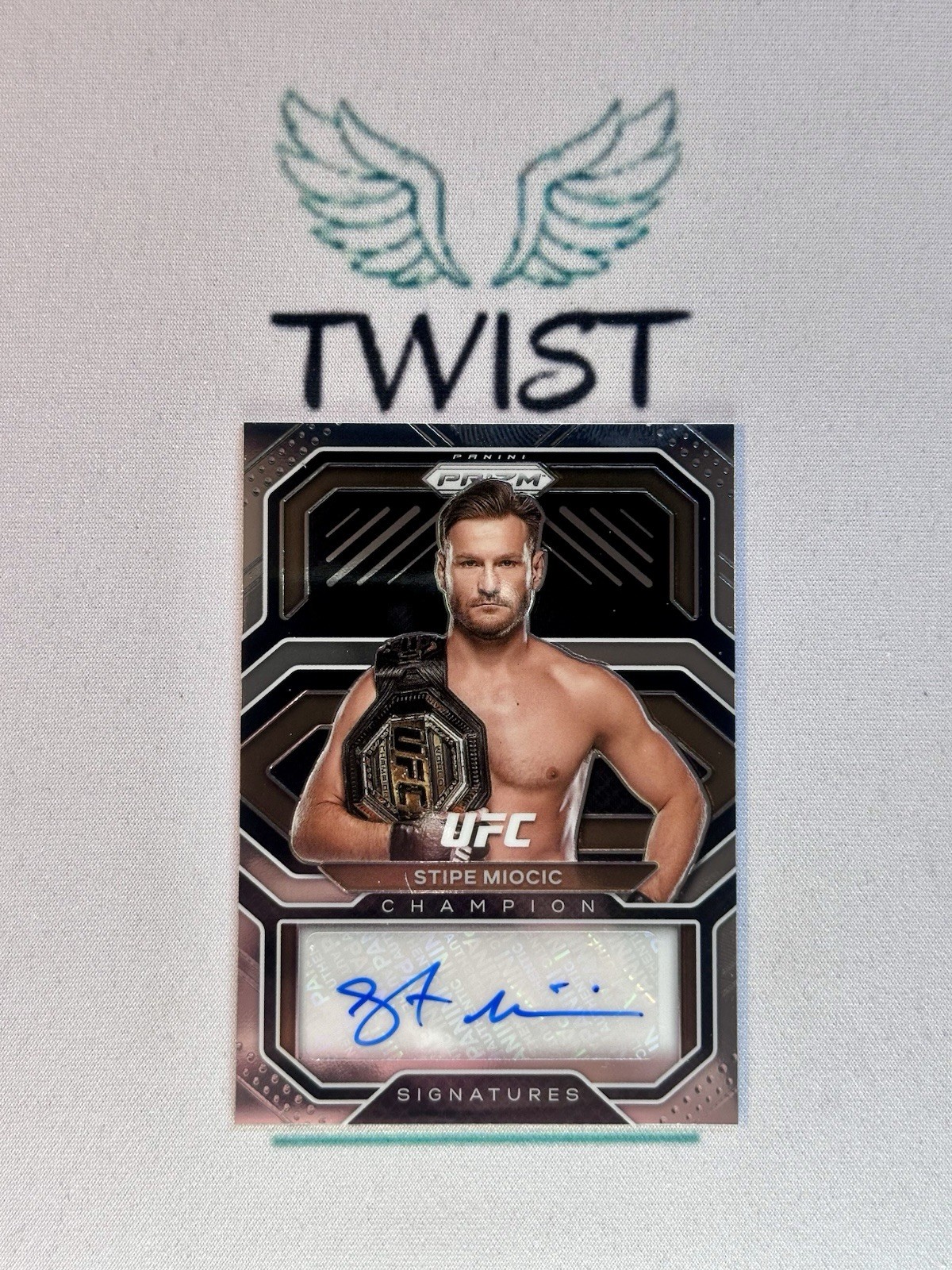 Stipe Miocic CHAMPION AUTO 2021 Prizm UFC #CS-SMC
