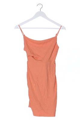 HERE COMES THE SUN Minikleid Damen Kleid Gr. DE 36 hellorange Casual-Look