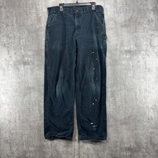 faded black carhartt carpenter pants