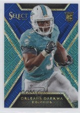 2014 Panini Select Rookies Blue Mojo Prizm 1/25 Orleans Darkwa #136 7l6