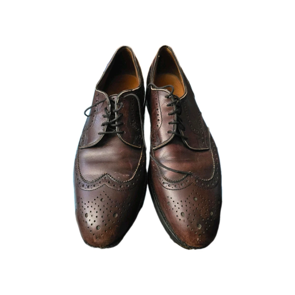 Alden 929 11.5C Burgundy Wing Tip Oxfords Allen Edmonds Townley Men 12 Wingtip Oxford | Mercari main image 4