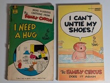 Vintage Lot of 2 Bill Keane Family Circle Paperback Books Newspaper Comic Strip