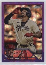 2023 Topps Chrome Logofractor Edition Purple Refractor /250 Ketel Marte #130 0q3
