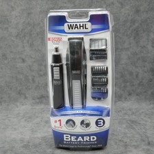 WAHL Nose Ear Body Beard Hair Wet/Dry BATTERY Precision Blade Trimmer Set NEW