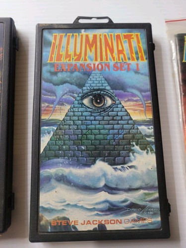 1983 Illuminati Steve Jackson Games with Expansion Set 1 & 3 Rare 100% Complete! - Picture 3 of 16