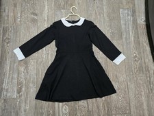 Wednesday Addams Black Costume Dress, Girls Size 10, Worn Once, Great Condition