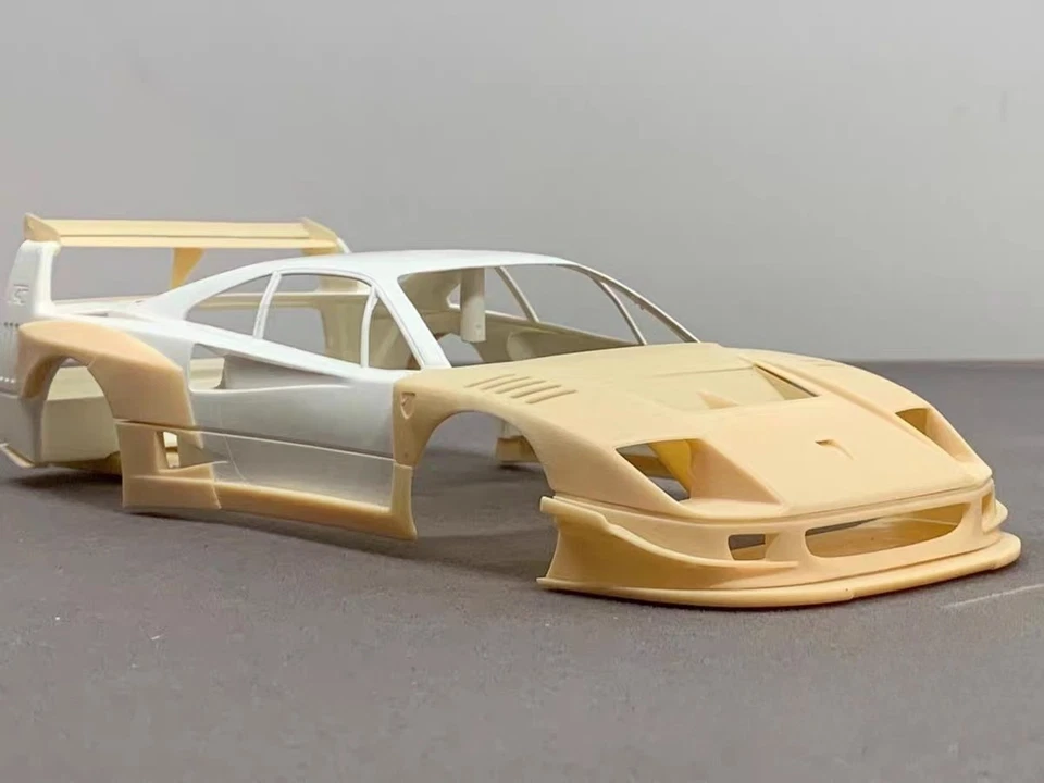 Resin Model 1/24th Ferrari F40 Liberty Walk Wide Body Kit Unpainted Toys - Image 2 of 4