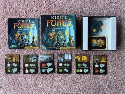 King's Forge Glassworks expansion by Game Salute 2016 complete and unplayed
