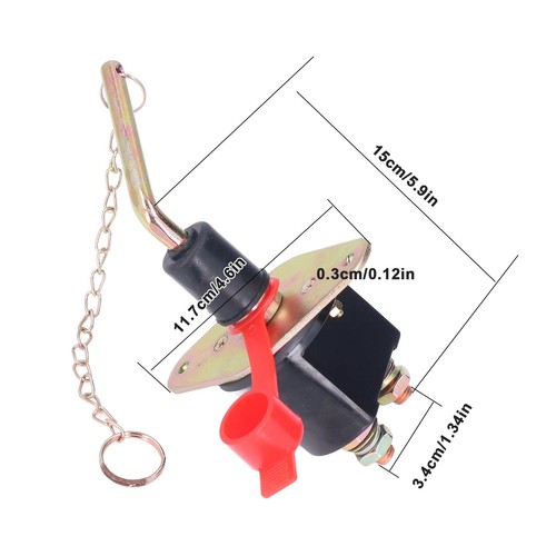 Battery Cut Off Switch Metal 300A Battery Isolator Switch For Trucks For Yachts - Picture 6 of 23