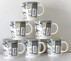 Arabia Moomin Mug * 6 Skiing with Mr Brisk, Seasonal mug 2014