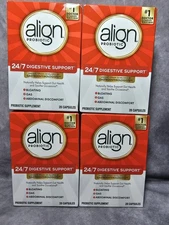 4x Align Probiotic Digestive Support 24/7 28 Ct (112 Total) Exp: 2027+ New NIB