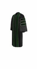 Unisex Doctor of Medicine Doctoral Gown - Academic Regalia Size 57 6'0 - 6'2" 
